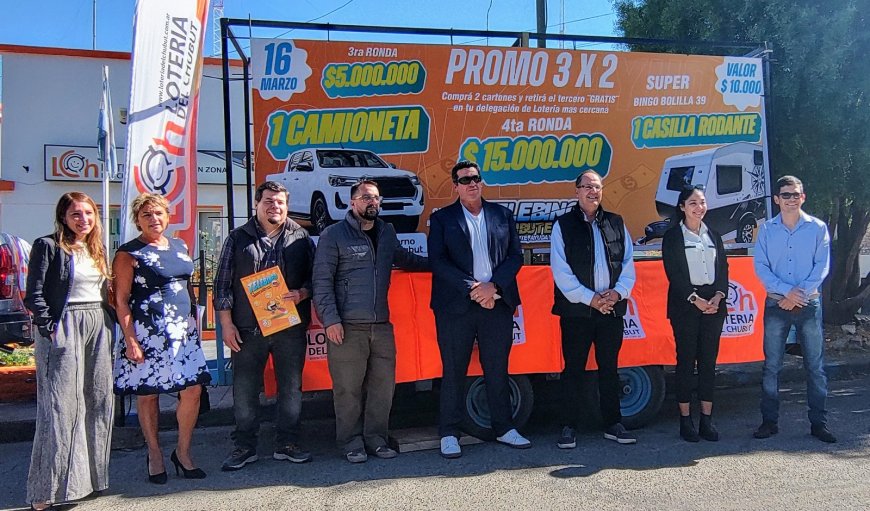 Lotería del Chubut entregó una camioneta 0 kilómetro y bienes al hospital de Esquel 