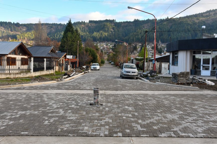 El municipio finalizó la obra de adoquinado en el Pasaje Pacheco