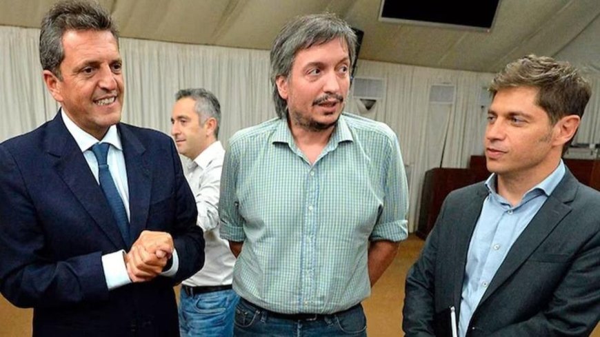 Kicillof, Massa y Máximo llegaron a un acuerdo para un frente electoral que se llamará Fuerza Patria