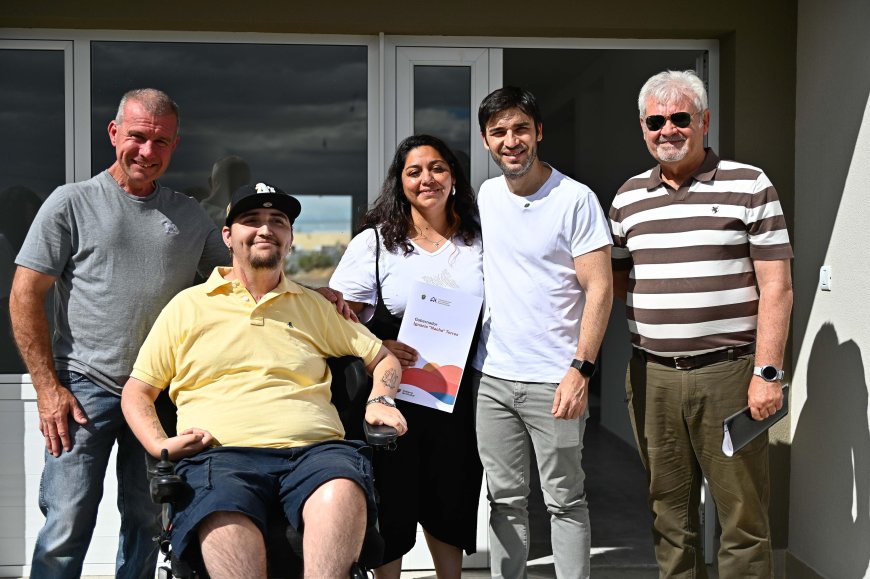 Torres ratificó las políticas de inclusión y accesibilidad en viviendas en Chubut