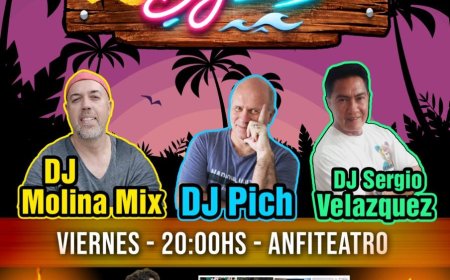 Rawson: un fin de semana de música y entretenimiento en el anfiteatro de Playa Unión