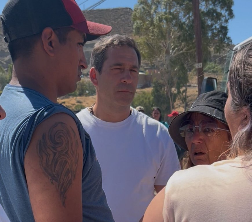 Luque y Linares impulsan una ley para declarar la emergencia nacional en Comodoro por el desplazamiento del Cerro Hermitte