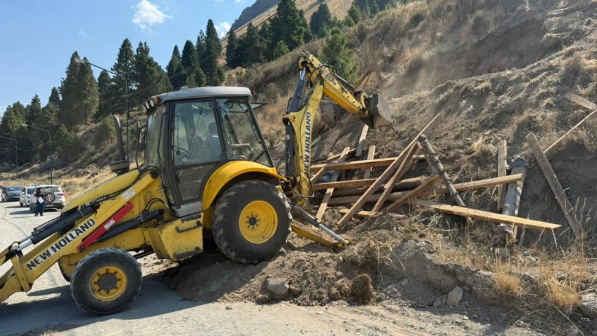 Esquel: el municipio frenó un intento de usurpación en el acceso a Valle Chico.