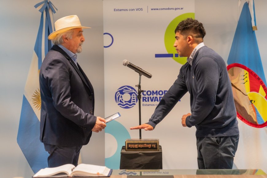 Comodoro: Bruno Hernández asumió como nuevo secretario de ordenamiento territorial
