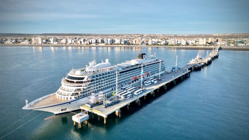 El crucero Viking Jupiter visita nuevamente Chubut